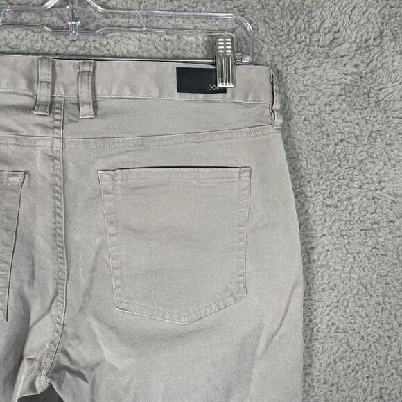 Rhone Gray Mens Everday Twill 5 Pocket Pant Size 30X32 Slim Straight - Picture 12 of 13